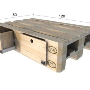 Gaveteiro de Pallet 120x80cm